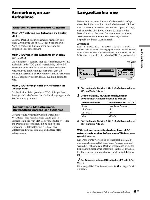 Sony MDS-JE640 - MDS-JE640 Consignes d&rsquo;utilisation Fran&ccedil;ais