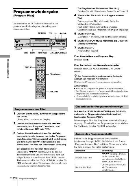 Sony MDS-JE640 - MDS-JE640 Consignes d&rsquo;utilisation Fran&ccedil;ais