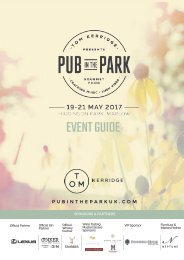 Pub in the Park event guide