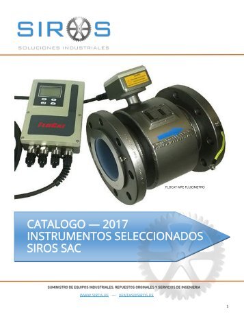 Catalogo - Instrumentos - 2017 - SIROS SAC