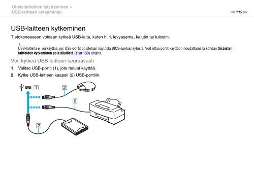 Sony VPCSB4N9E - VPCSB4N9E Consignes d&rsquo;utilisation Finlandais