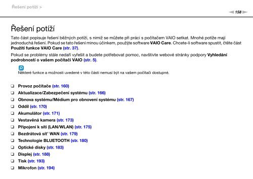 Sony VPCSB4N9E - VPCSB4N9E Mode d'emploi Tch&egrave;que