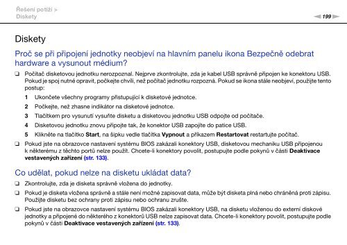 Sony VPCSB4N9E - VPCSB4N9E Mode d'emploi Tch&egrave;que