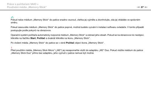 Sony VPCSB4N9E - VPCSB4N9E Mode d'emploi Tch&egrave;que