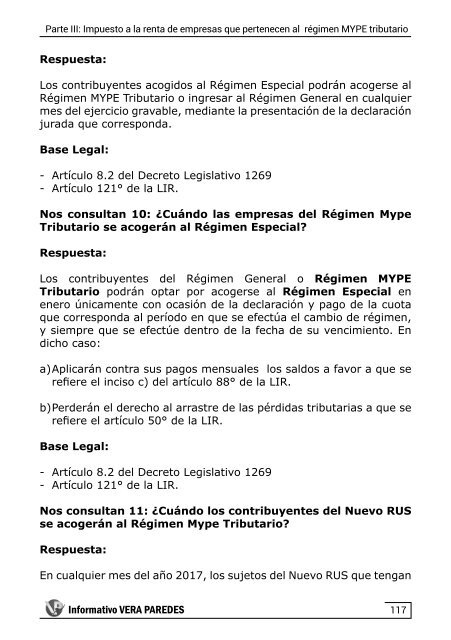 Aplicación práctica del Impuesto a la Renta de Empresas 2017