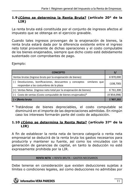 Aplicación práctica del Impuesto a la Renta de Empresas 2017