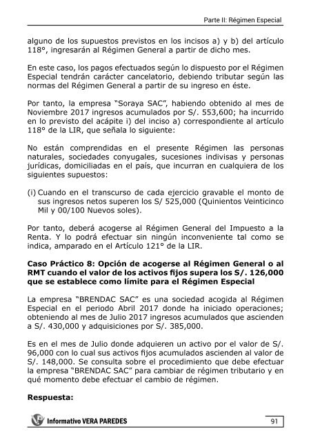 Aplicación práctica del Impuesto a la Renta de Empresas 2017