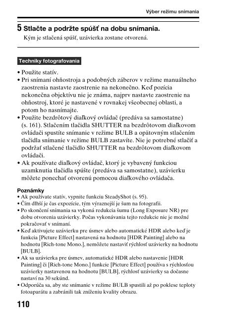 Sony SLT-A77M - SLT-A77M Consignes d&rsquo;utilisation Slovaque