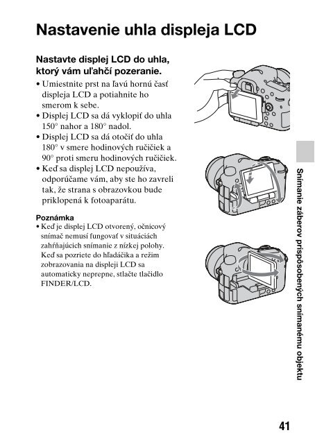 Sony SLT-A77M - SLT-A77M Consignes d&rsquo;utilisation Slovaque