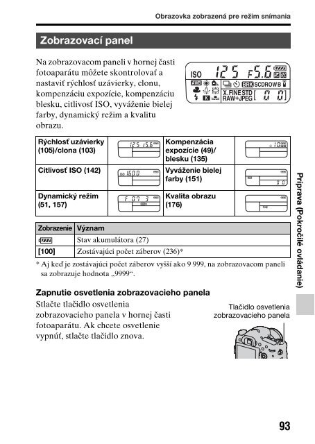 Sony SLT-A77M - SLT-A77M Consignes d&rsquo;utilisation Slovaque