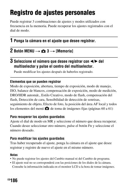 Sony SLT-A77M - SLT-A77M Consignes d&rsquo;utilisation Espagnol