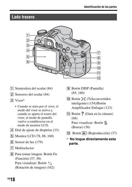 Sony SLT-A77M - SLT-A77M Consignes d&rsquo;utilisation Espagnol