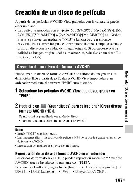 Sony SLT-A77M - SLT-A77M Consignes d&rsquo;utilisation Espagnol