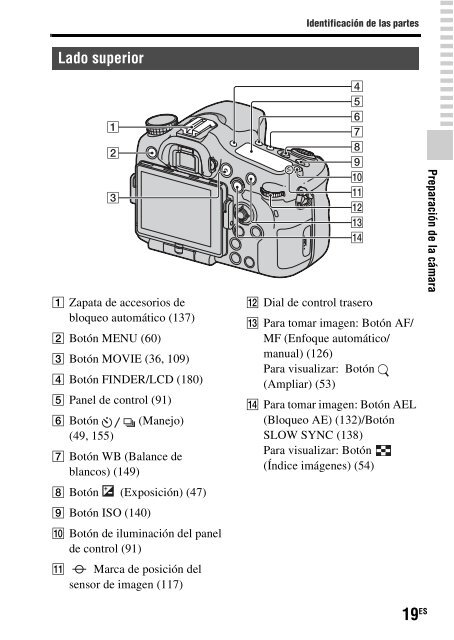 Sony SLT-A77M - SLT-A77M Consignes d&rsquo;utilisation Espagnol