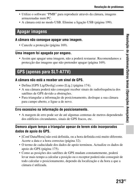 Sony SLT-A77M - SLT-A77M Consignes d&rsquo;utilisation Espagnol