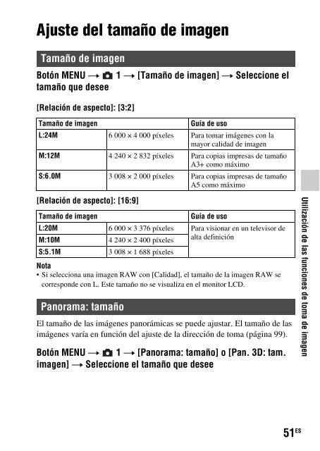 Sony SLT-A77M - SLT-A77M Consignes d&rsquo;utilisation Espagnol