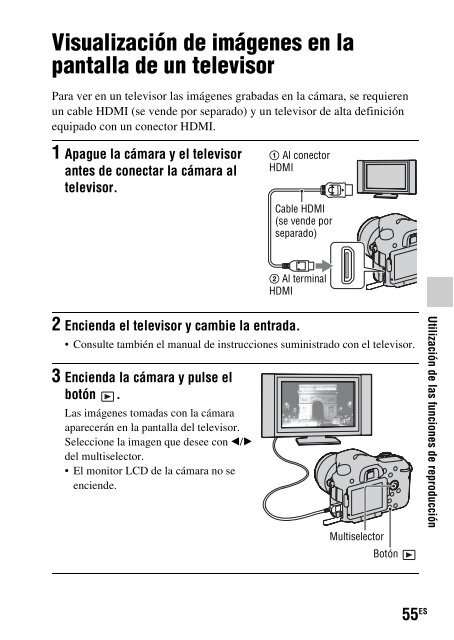 Sony SLT-A77M - SLT-A77M Consignes d&rsquo;utilisation Espagnol