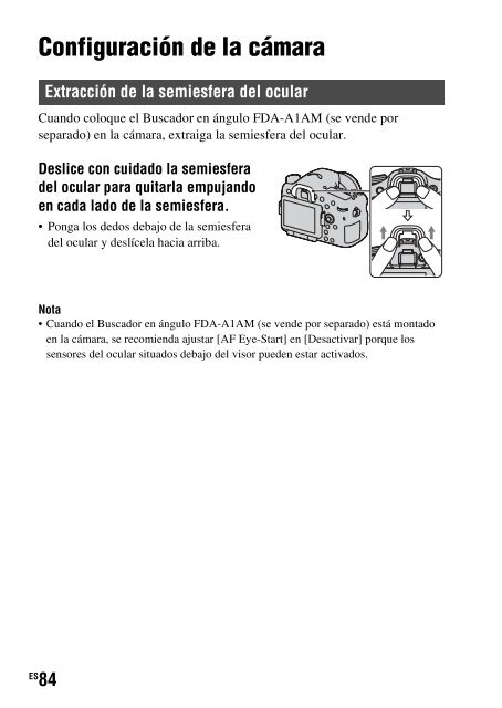 Sony SLT-A77M - SLT-A77M Consignes d&rsquo;utilisation Espagnol