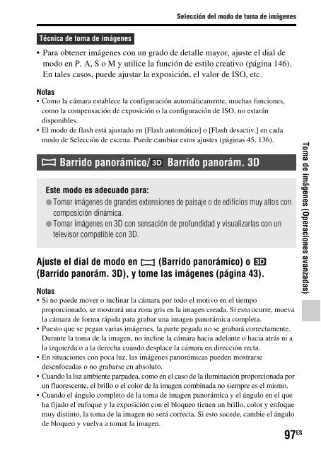 Sony SLT-A77M - SLT-A77M Consignes d&rsquo;utilisation Espagnol