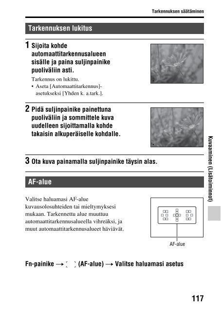 Sony SLT-A77M - SLT-A77M Consignes d&rsquo;utilisation Finlandais