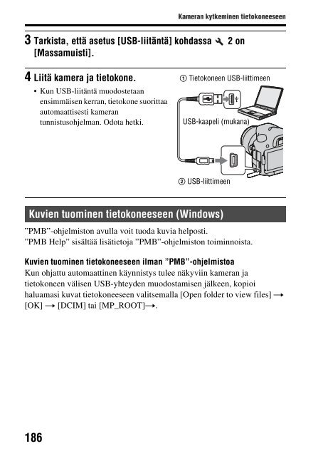 Sony SLT-A77M - SLT-A77M Consignes d&rsquo;utilisation Finlandais