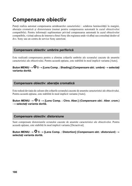 Sony SLT-A77M - SLT-A77M Mode d'emploi Roumain