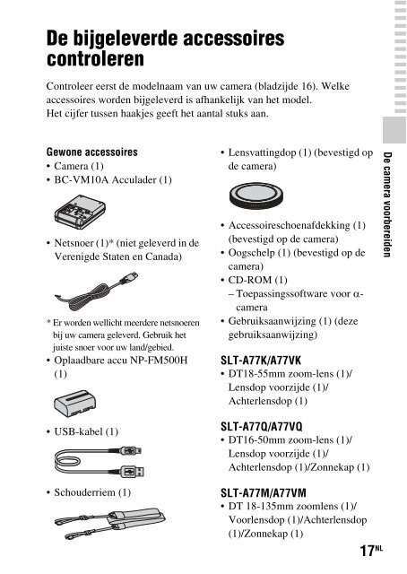 Sony SLT-A77M - SLT-A77M Consignes d&rsquo;utilisation N&eacute;erlandais