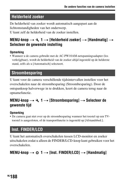 Sony SLT-A77M - SLT-A77M Consignes d&rsquo;utilisation N&eacute;erlandais