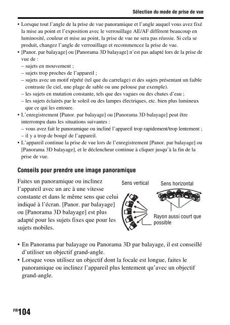 Sony SLT-A77M - SLT-A77M Consignes d&rsquo;utilisation Fran&ccedil;ais