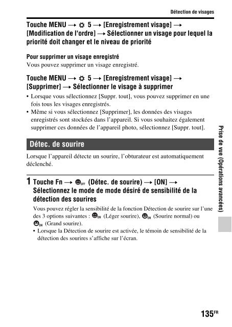 Sony SLT-A77M - SLT-A77M Consignes d&rsquo;utilisation Fran&ccedil;ais