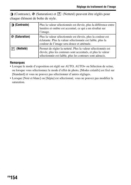 Sony SLT-A77M - SLT-A77M Consignes d&rsquo;utilisation Fran&ccedil;ais