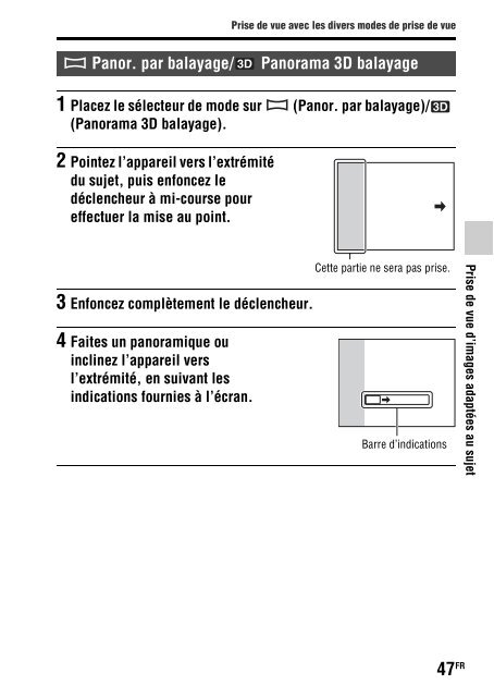 Sony SLT-A77M - SLT-A77M Consignes d&rsquo;utilisation Fran&ccedil;ais