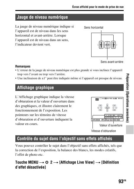 Sony SLT-A77M - SLT-A77M Consignes d&rsquo;utilisation Fran&ccedil;ais