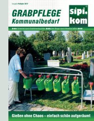 Grabpflege Katalog | SIPIRIT GmbH Kommunalbedarf