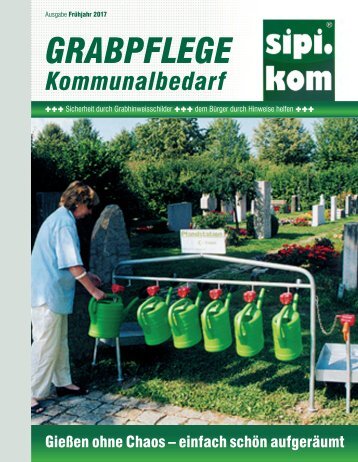 Grabpflege Katalog | SIPIRIT GmbH Kommunalbedarf