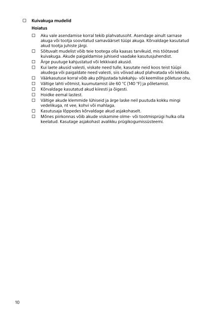 Sony SVE1512S1R - SVE1512S1R Documents de garantie Letton