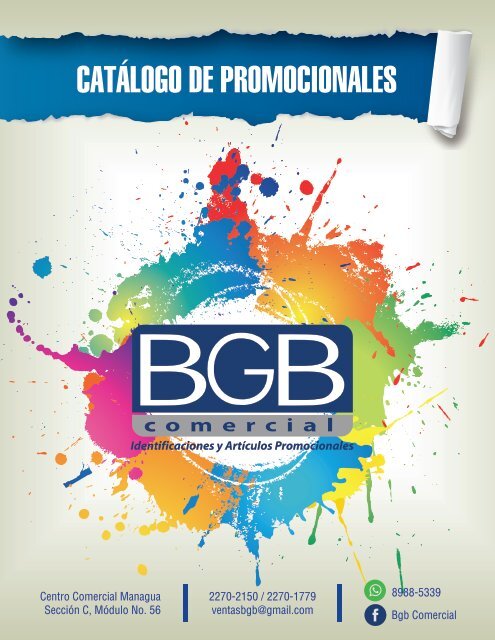 CATALOGO BGB COMERCIAL 2017