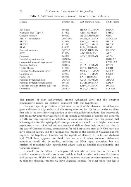 natural history of ashkenazi intelligence - Henry C Harpending ...