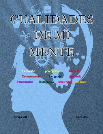 revista cualidades de mi mente 