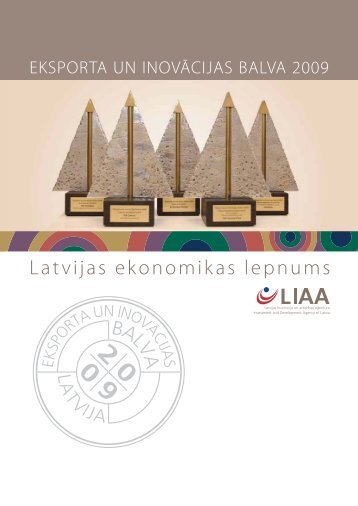 Konkursa "Eksporta un inovÄcijas balva 2009" laureÄti - LIAA