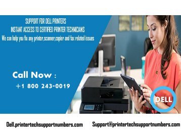 Dell Printer Technical Support Number 1855-341-4016