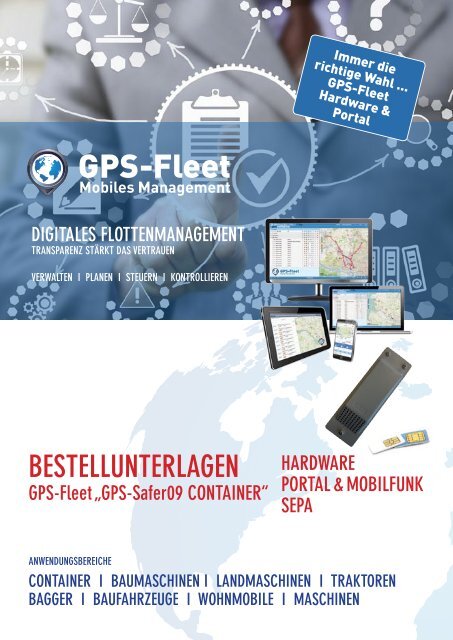 Bestellformular GPS-Safer09 Container