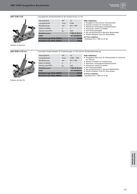 Schub FEIN Preiskatalog 2017