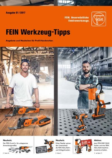 Schub FEIN Werkzeug-Tipps