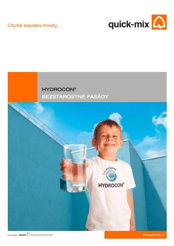 Hydrocon pro bezstarostné fasády - CZ