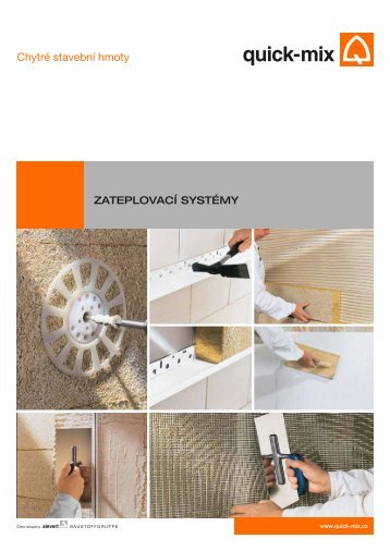 Zateplovací systémy quick-mix - CZ
