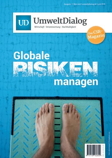 Globale Risiken managen - UmweltDialog Nr 7 (Mai 2017)
