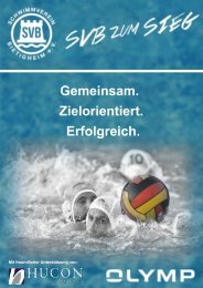 Schwimmverein Bietigheim e.V. - Wasserball Broschüre 2017