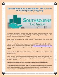The SouthBourne Tax Group Business - BBB giver tips om arkivering skatter, undgå svig