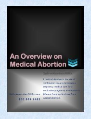 An Overview on Medical Abortion